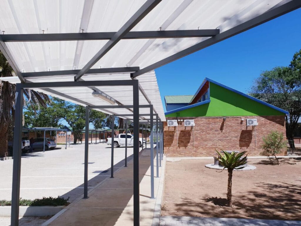 Leeudoringstad school for the deaf covered walkways